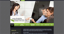Desktop Screenshot of equitablepayments.com
